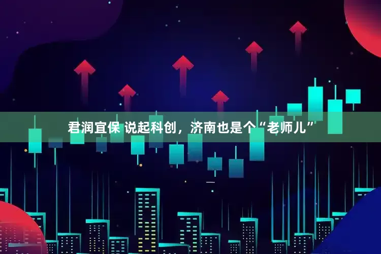君润宜保 说起科创，济南也是个“老师儿”