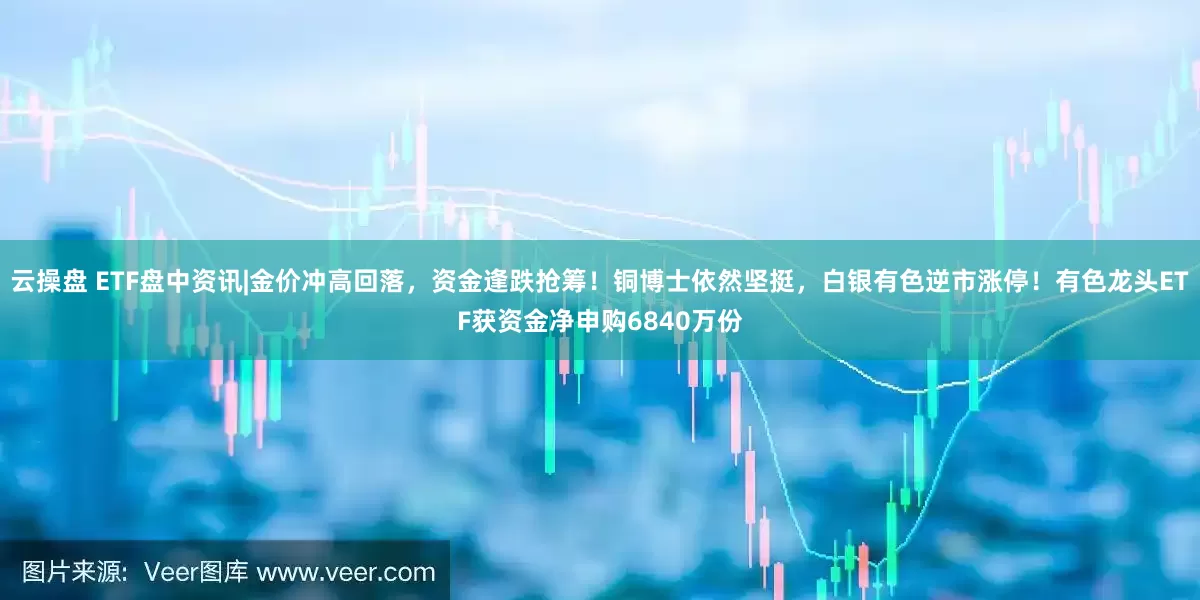 云操盘 ETF盘中资讯|金价冲高回落，资金逢跌抢筹！铜博士依然坚挺，白银有色逆市涨停！有色龙头ETF获资金净申购6840万份